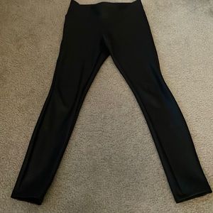 XXS Petite, Express black faux leather leggings